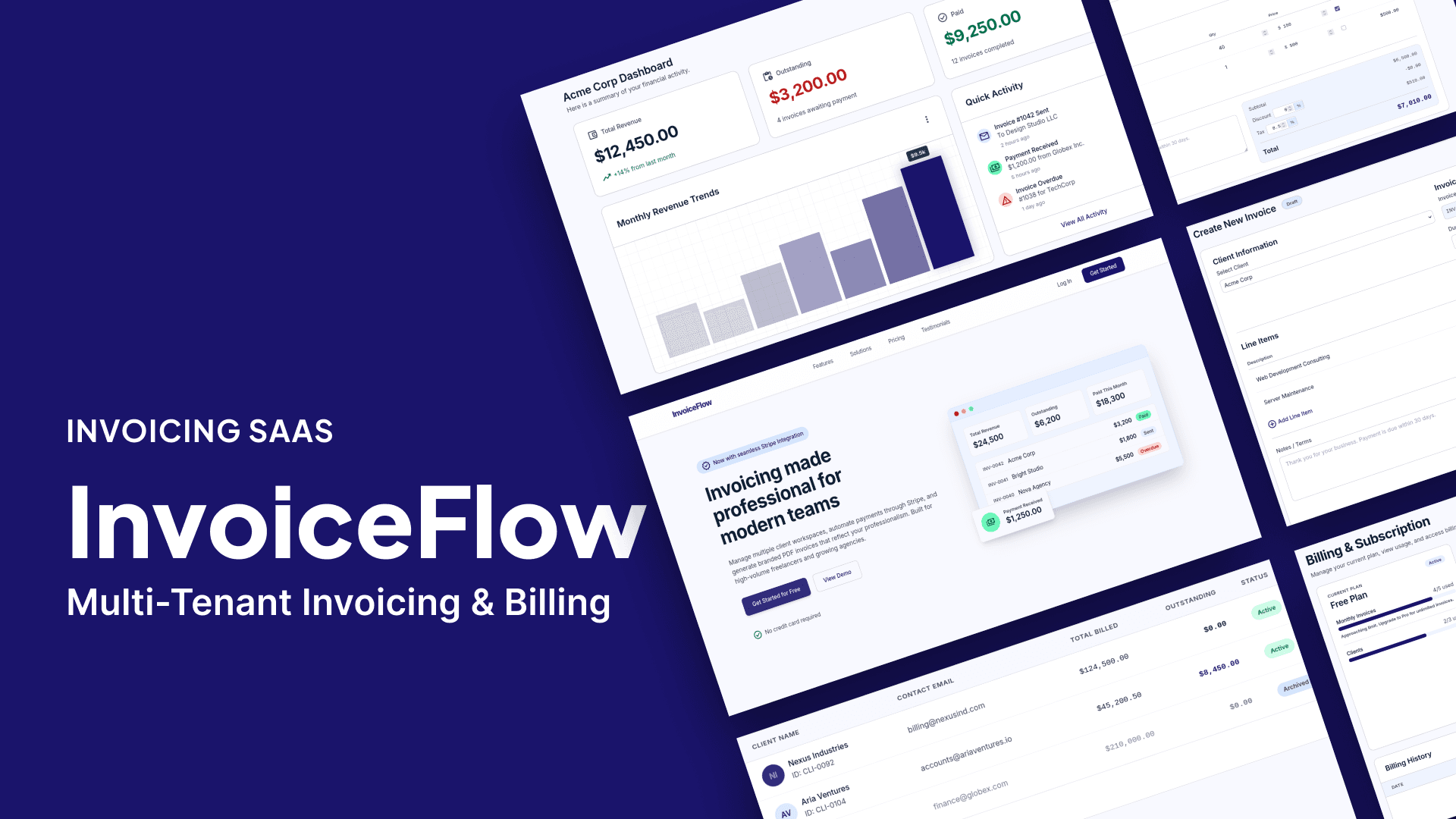 InvoiceFlow — Multi-Tenant Invoicing SaaS
